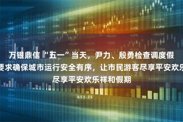万银鼎信 “五一”当天，尹力、殷勇检查调度假期工作，要求确保城市运行安全有序，让市民游客尽享平安欢乐祥和假期
