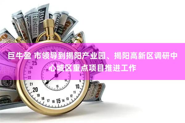 巨牛盈 市领导到揭阳产业园、揭阳高新区调研中心城区重点项目推进工作