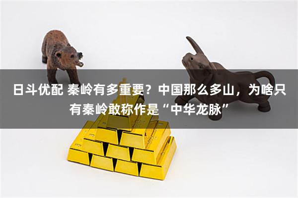 日斗优配 秦岭有多重要？中国那么多山，为啥只有秦岭敢称作是“中华龙脉”