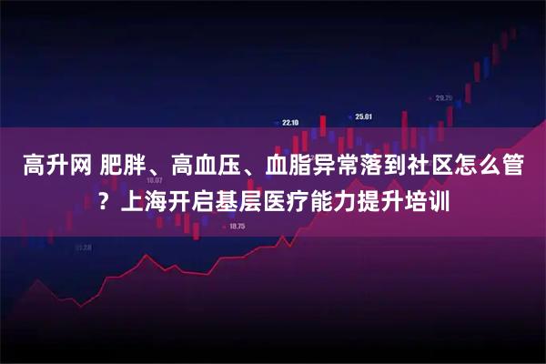 高升网 肥胖、高血压、血脂异常落到社区怎么管？上海开启基层医疗能力提升培训